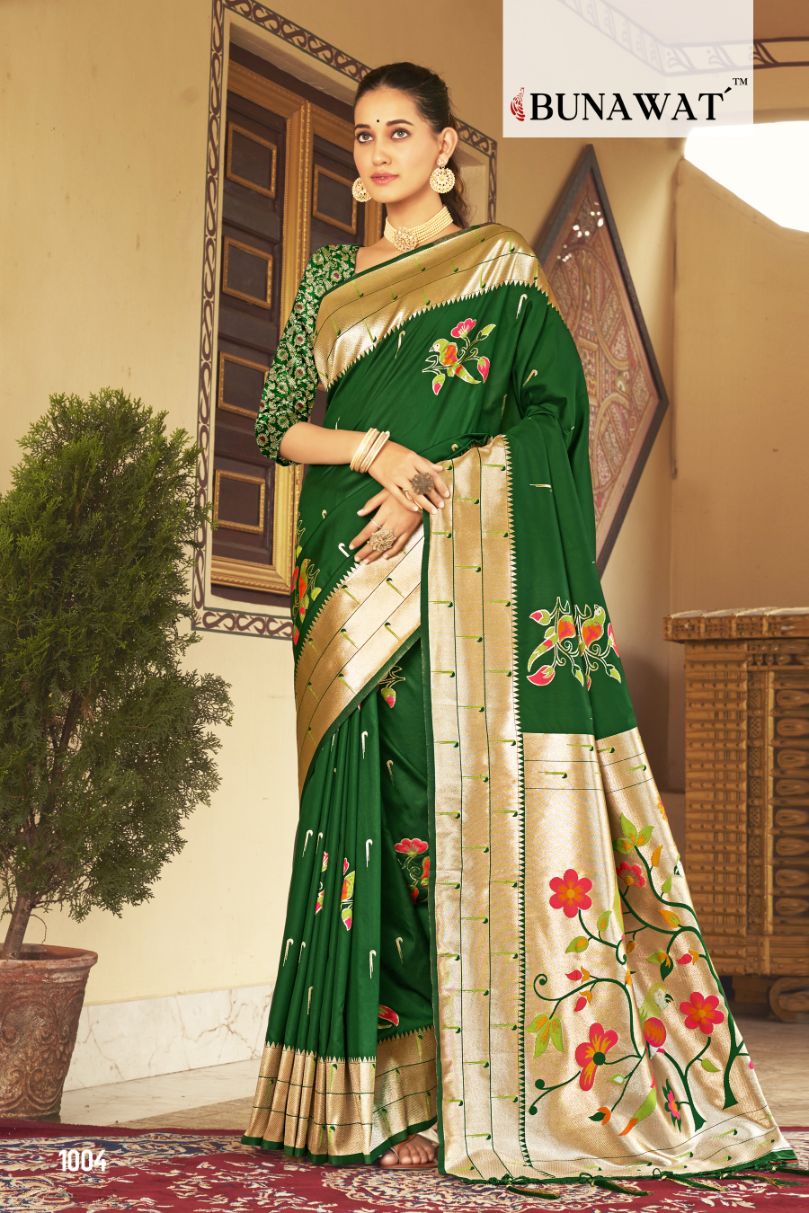 Pushpa By Bunawat Party Wear Sarees Catalog
